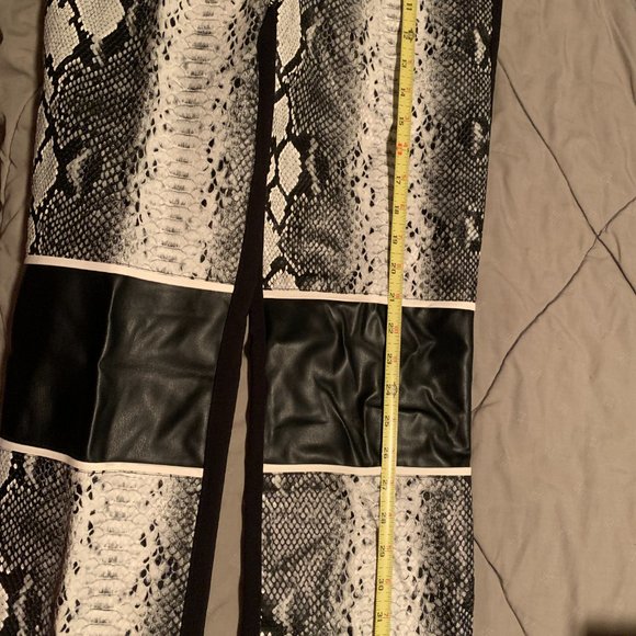 I.AM.GIA Faux Snakeskin & Leather Straight Leg 'Hendrix'' Pants - Picture 11 of 13